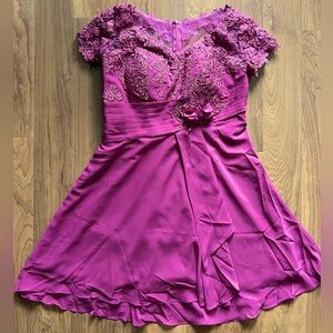 Mother of the Bride dress- Red Wine Color - Size 16